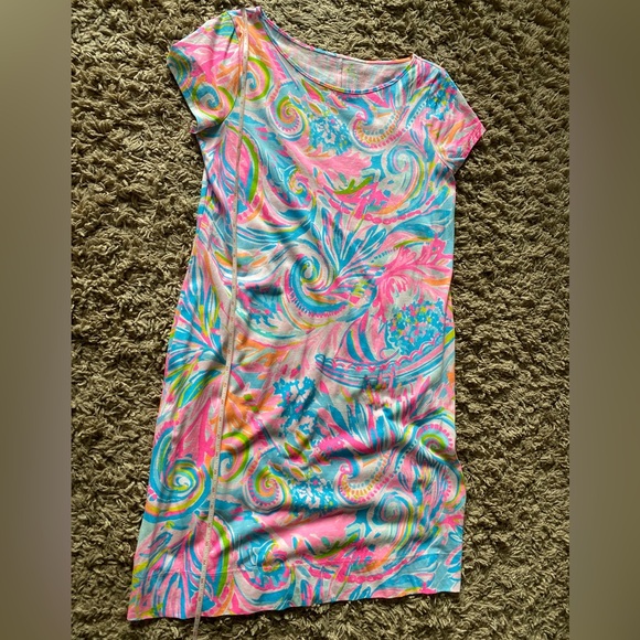 Lilly Pulitzer T-shirt dress size L - Picture 3 of 7